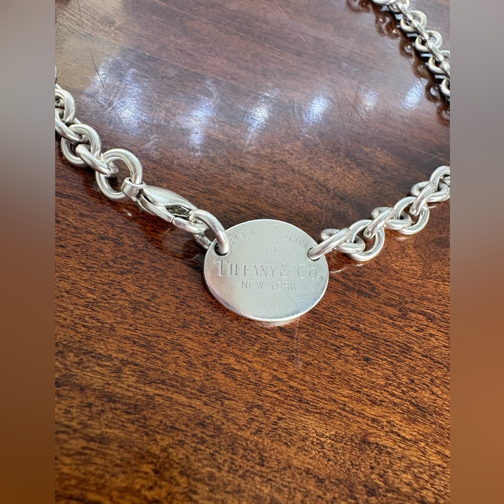 VINTAGE TIFFANY & CO “Return To Tiffany” sterling silver choker - Picture 3 of 10